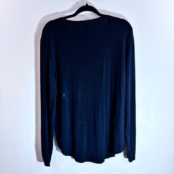 KIT AND ACE Sz L Edge Brushed Crew Neck Tulip Style Hem Long Sleeve T-Shirt NEW - Picture 10 of 12